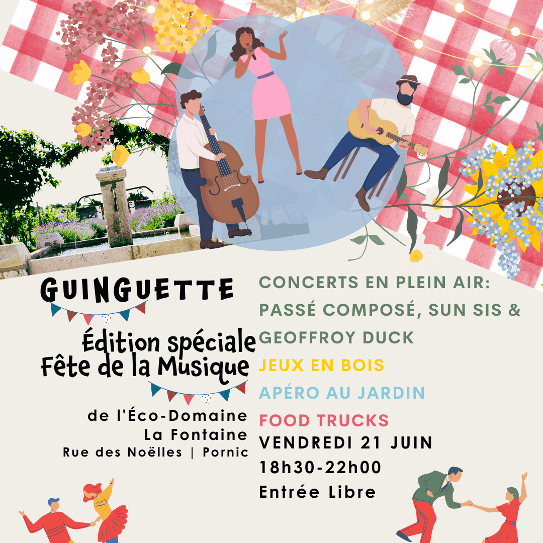 Guinguette Fête de La Musique Éco-Domaine La Fontaine - Pornic