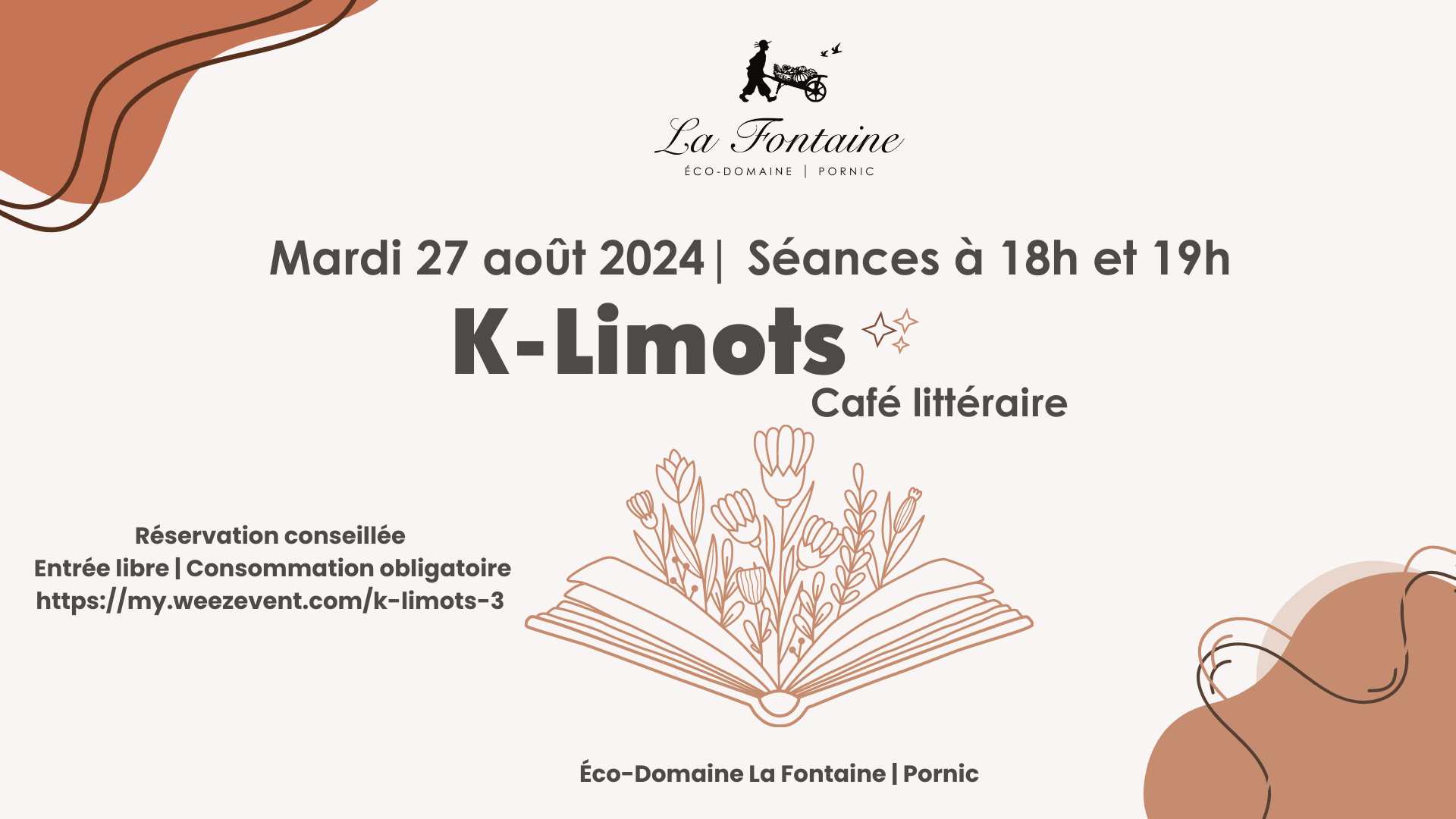 K-Limots mardi 27 août Éco-Domaine La Fontaine Pornic