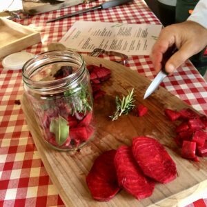 atelier cuisine jardin hôtel restaurant l'Eco-Domaine La Fontaine à Pornic