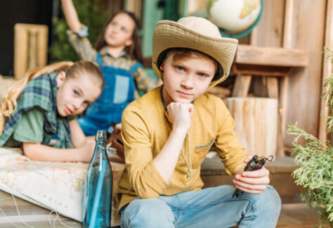 Chasse au trésor (enfants) à l'hôtel restaurant l'Eco-Domaine La Fontaine à Pornic