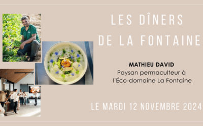 Les Dîners de La Fontaine – Mardi 12 novembre