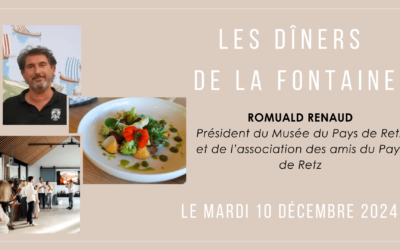 Dîner de La Fontaine – Romuald Renaud – Mardi 10 décembre